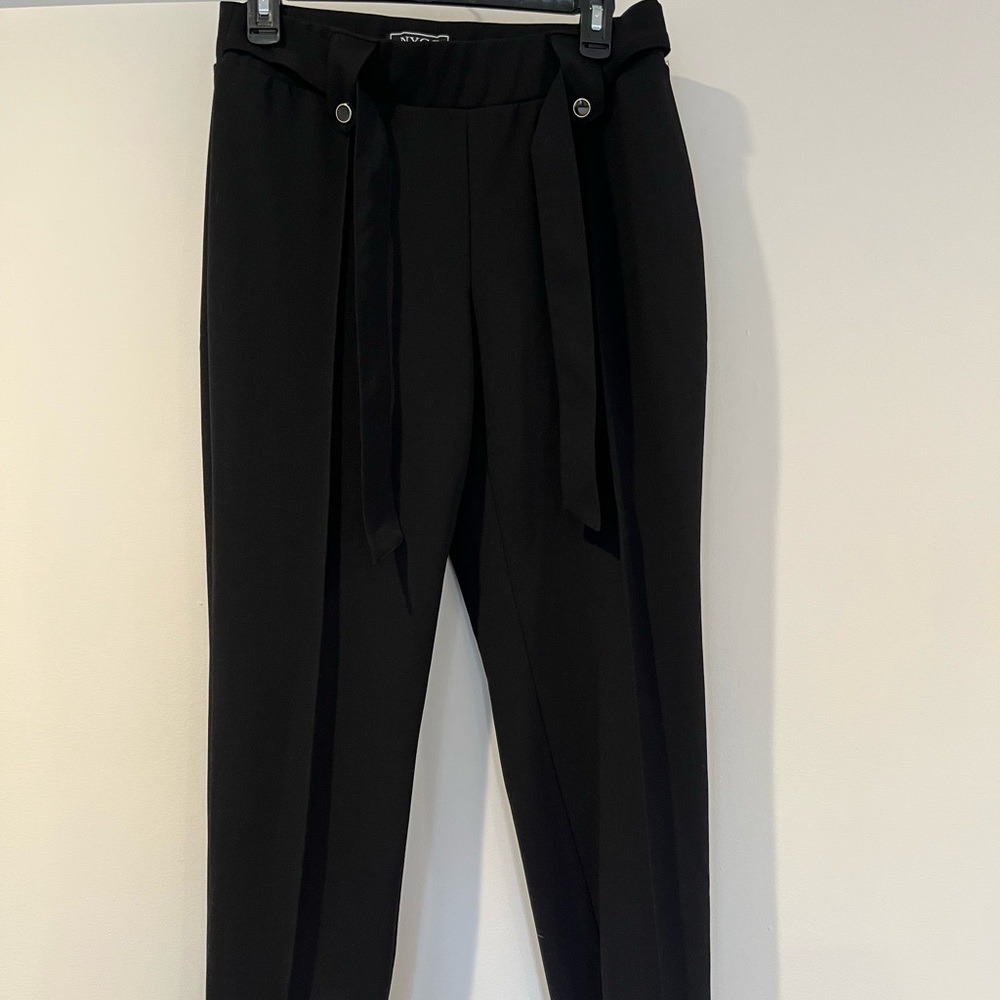 Black dress joggers